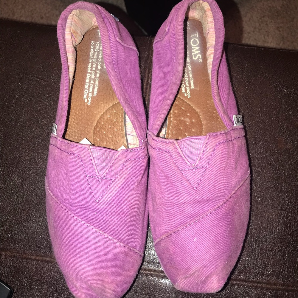 Purple Toms Shoe